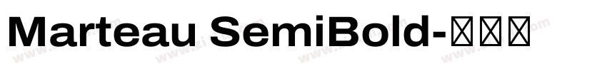 Marteau SemiBold字体转换